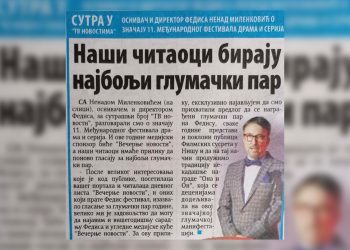“NOVOSTI“ NAJAVILE VELIKI INTERVJU SA NENADOM MILENKOVIĆEM