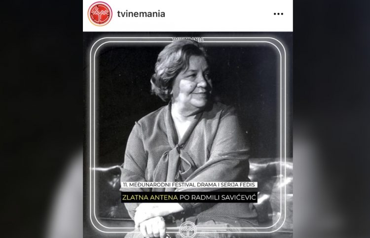 TVINEMANIA: 11. FEDIS : ZLATNA ANTENA PO RADMILI SAVIĆEVIĆ