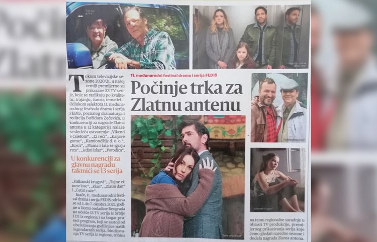 KURIR TV EKRAN: POČINJE TRKA ZA ZLATNU ANTENU