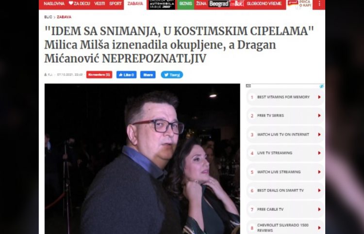 MILICA MILŠA IZNENADILA OKUPLJENE, A DRAGAN MIĆANOVIĆ NEPREPOZNATLJIV
